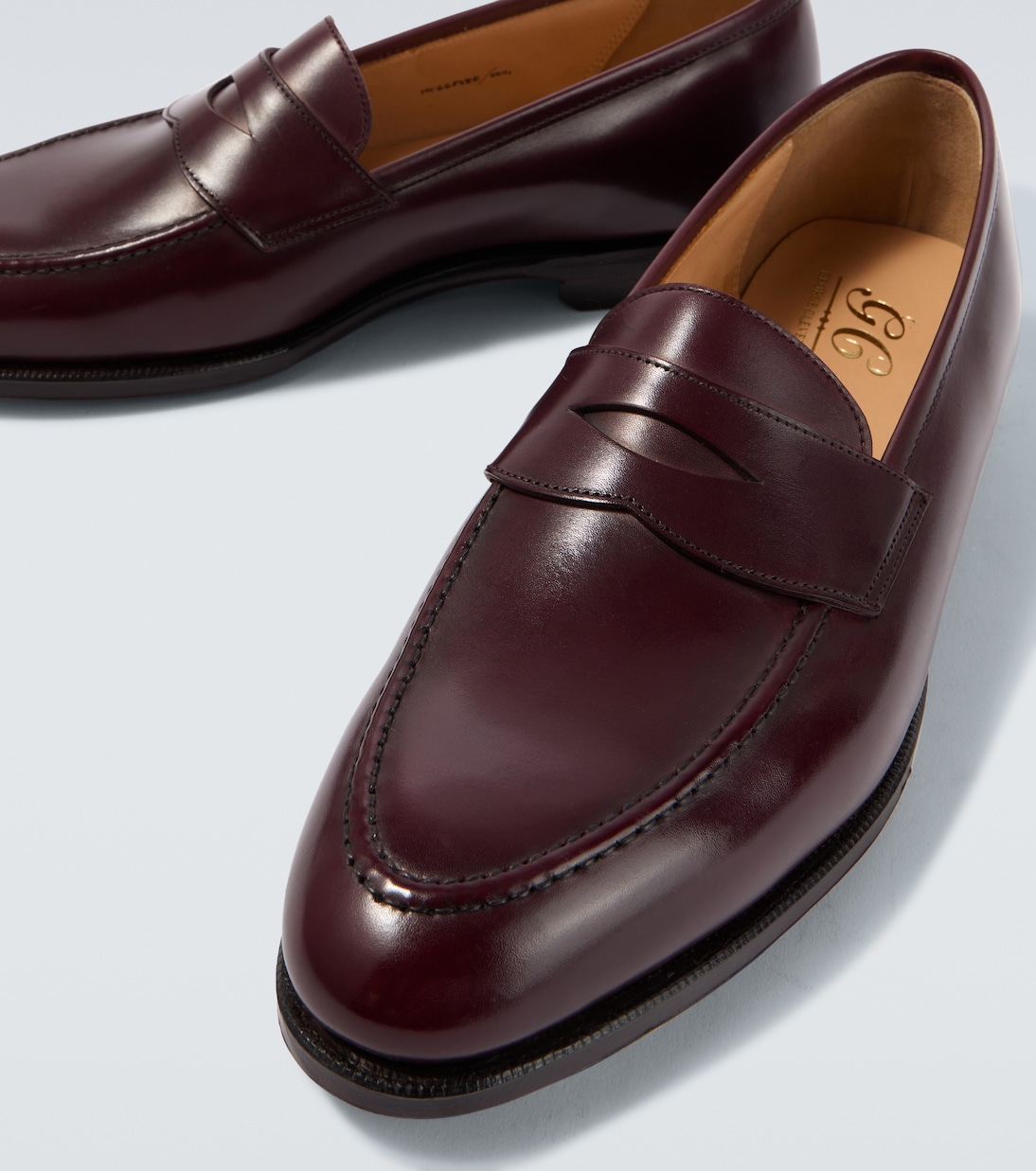 Bradley II leather penny loafers | George Cleverley