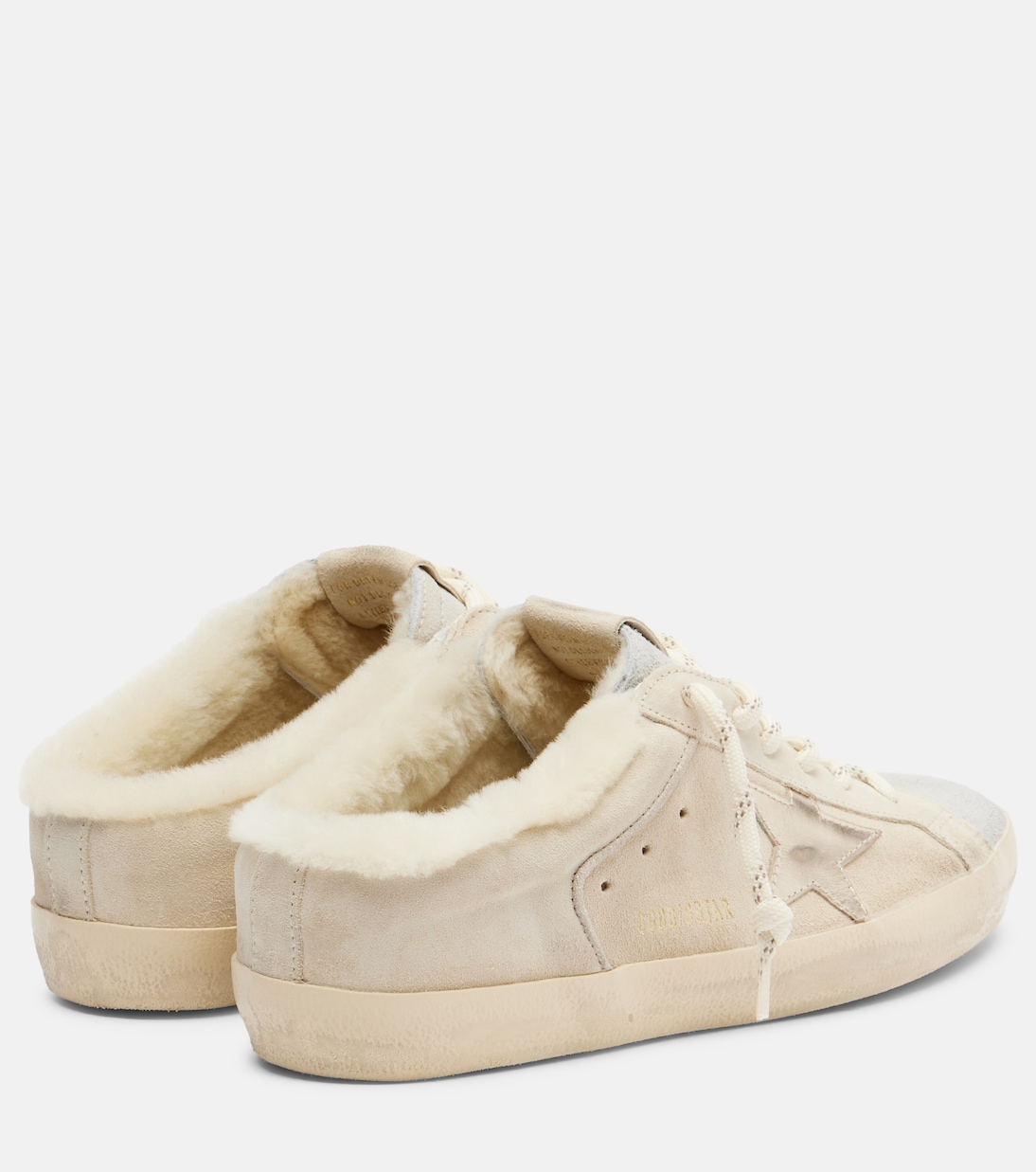 Sneakers Super-Star aus Veloursleder und Shearling | Golden Goose