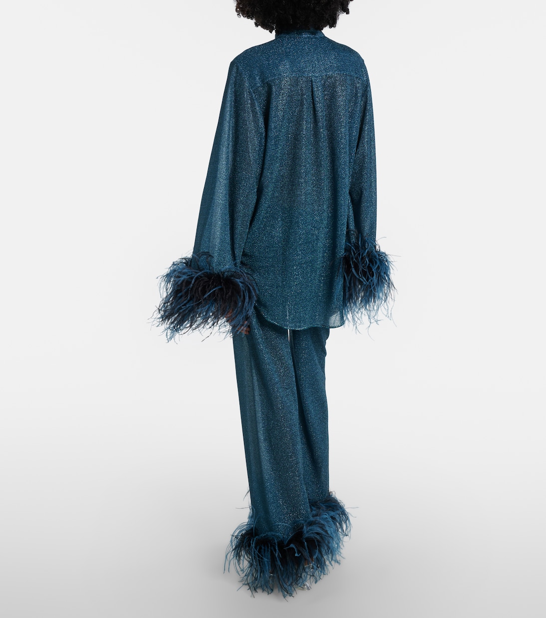 Lumière Plumage wide-leg pants | Oséree