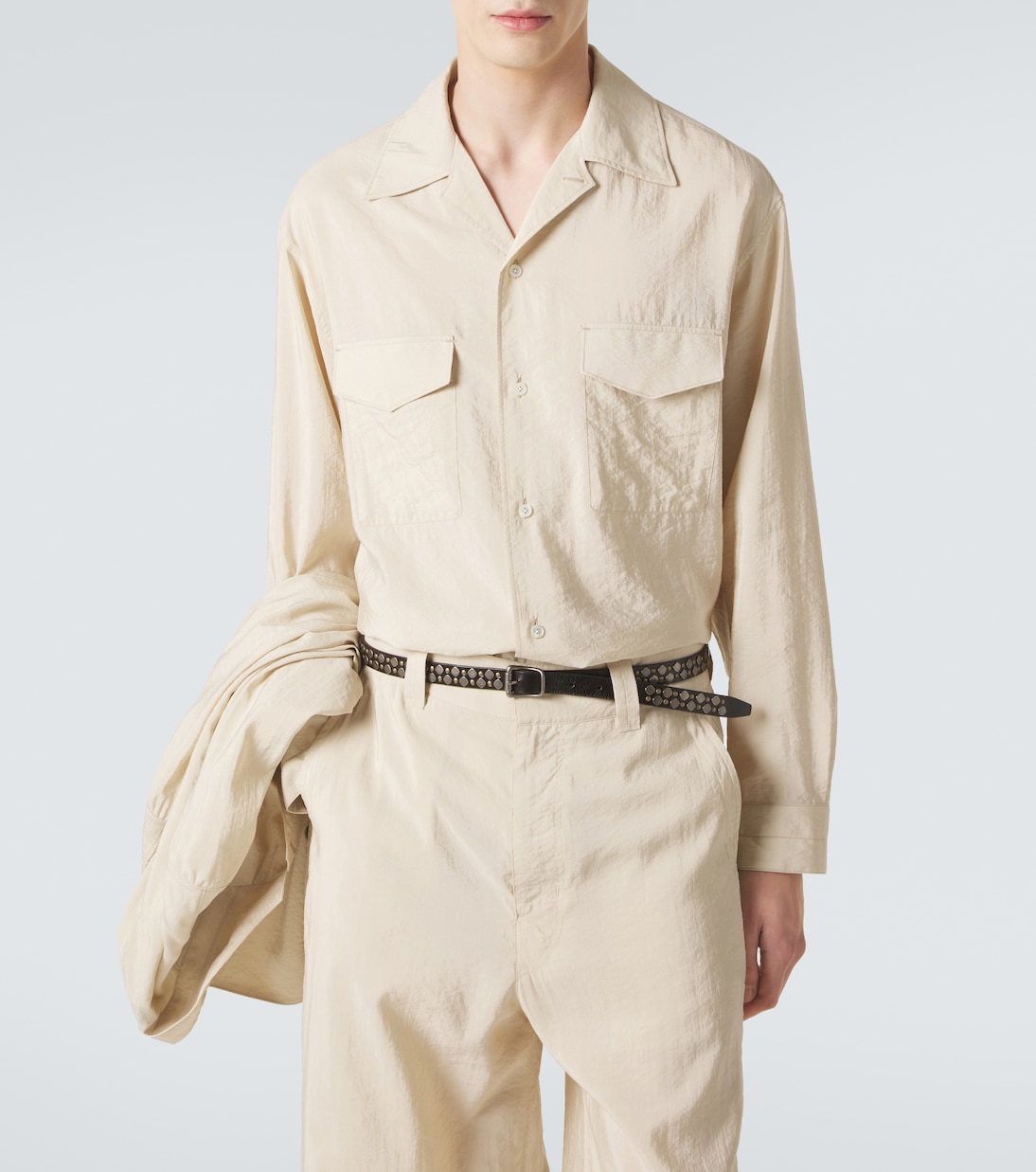 Silk-blend shirt | Lemaire