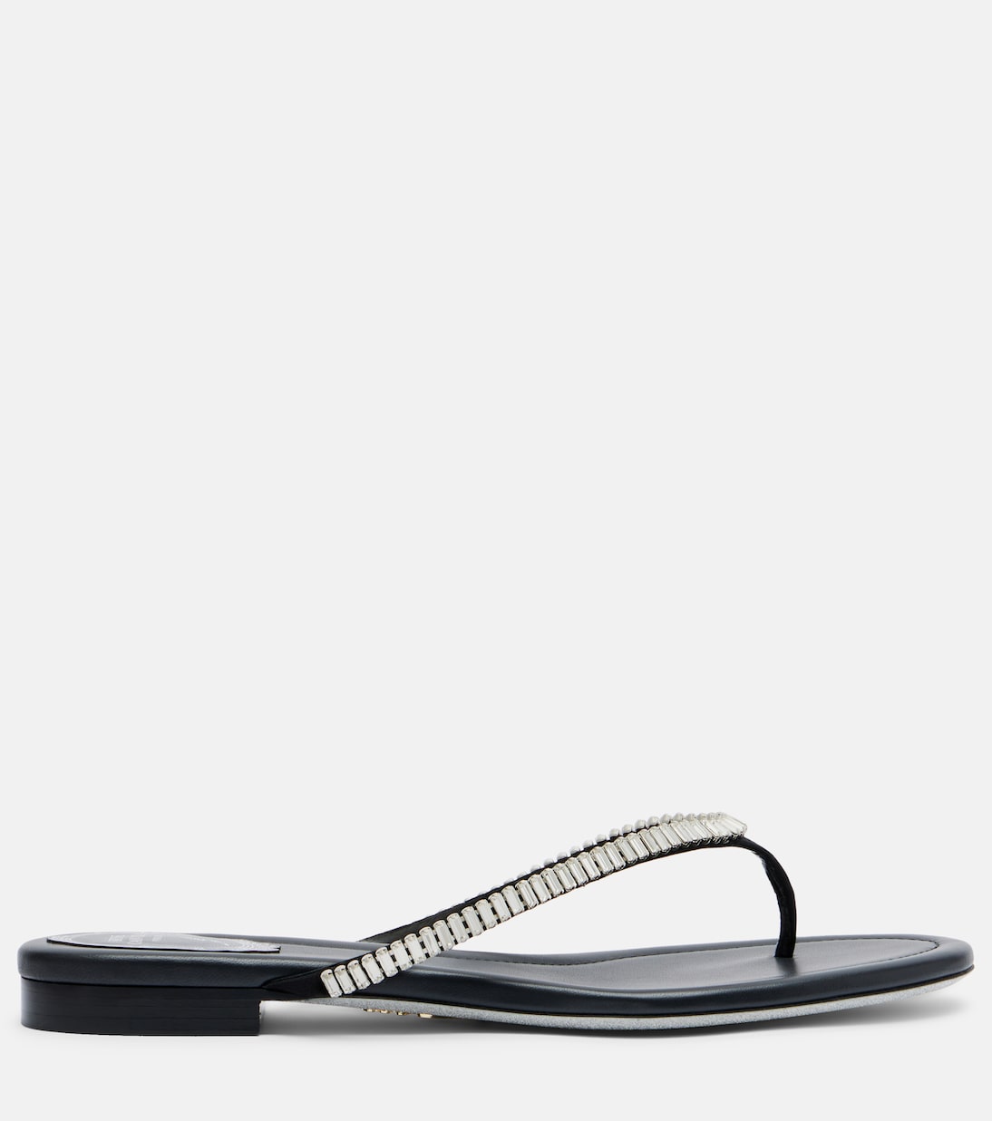 Embellished satin thong sandals | Rene Caovilla