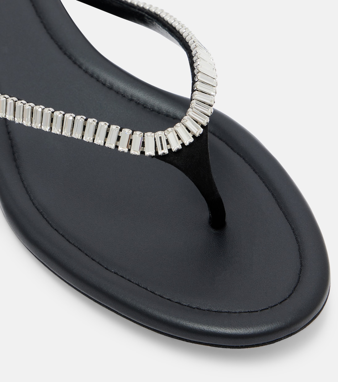 Embellished satin thong sandals | Rene Caovilla