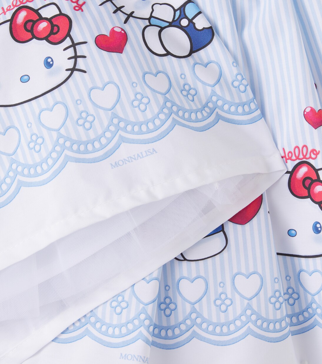 x Hello Kitty striped cotton skirt | Monnalisa