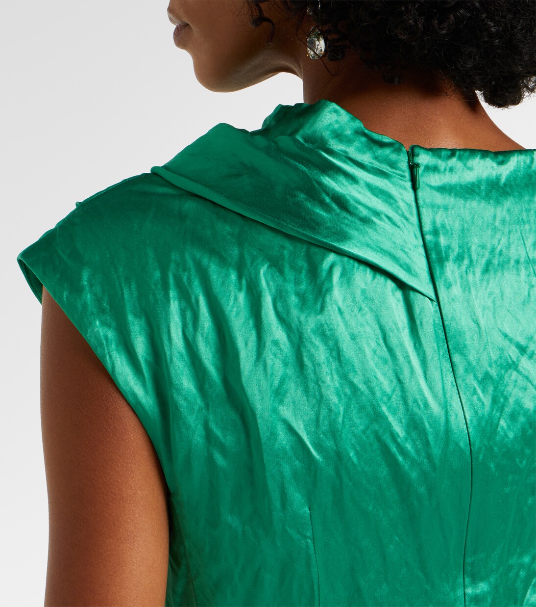 Draped embellished satin gown | Erdem