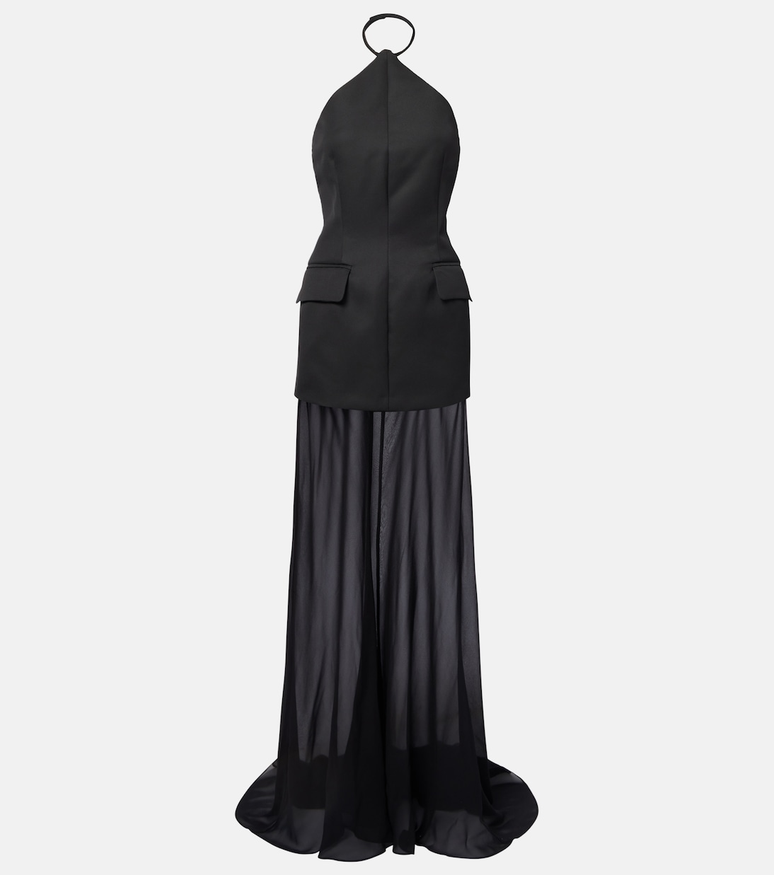 Pinne silk-trimmed maxi dress | Sportmax