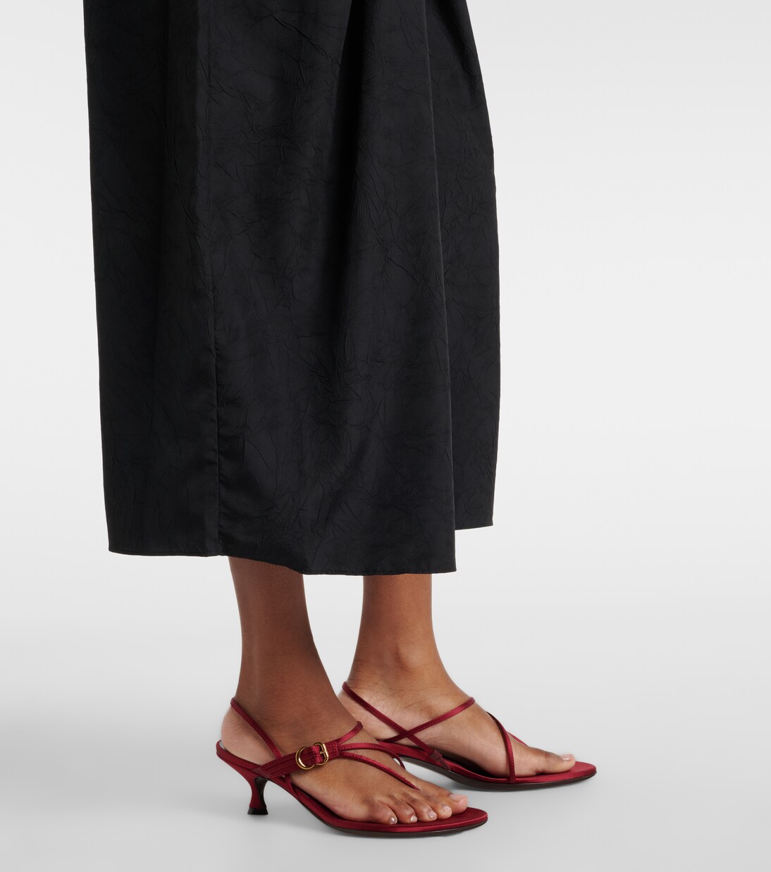 Falda midi fruncida | Róhe