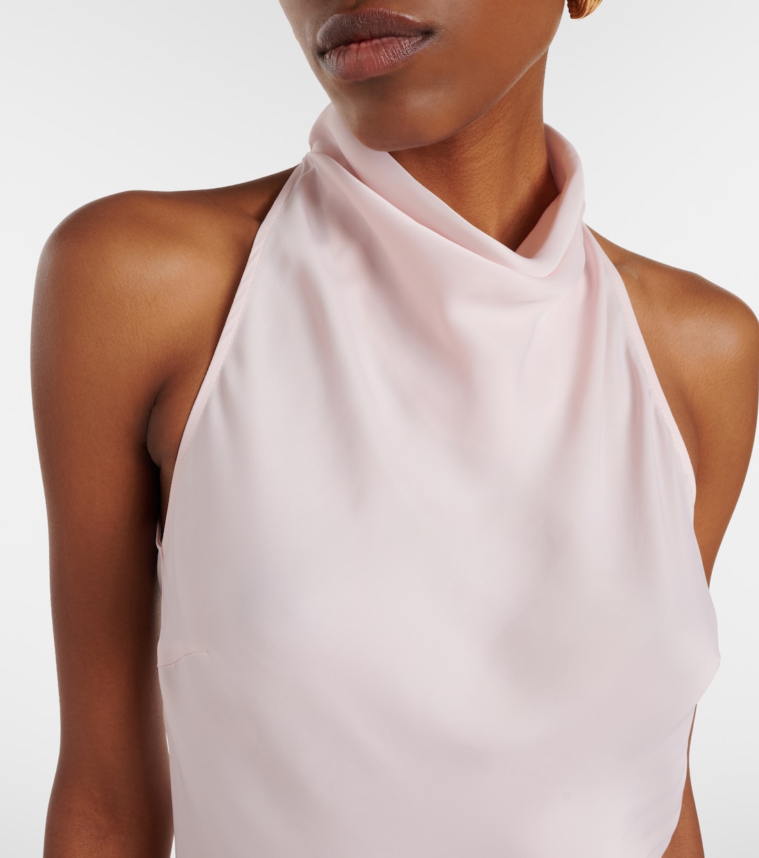 Robe longue en satin | Rotate