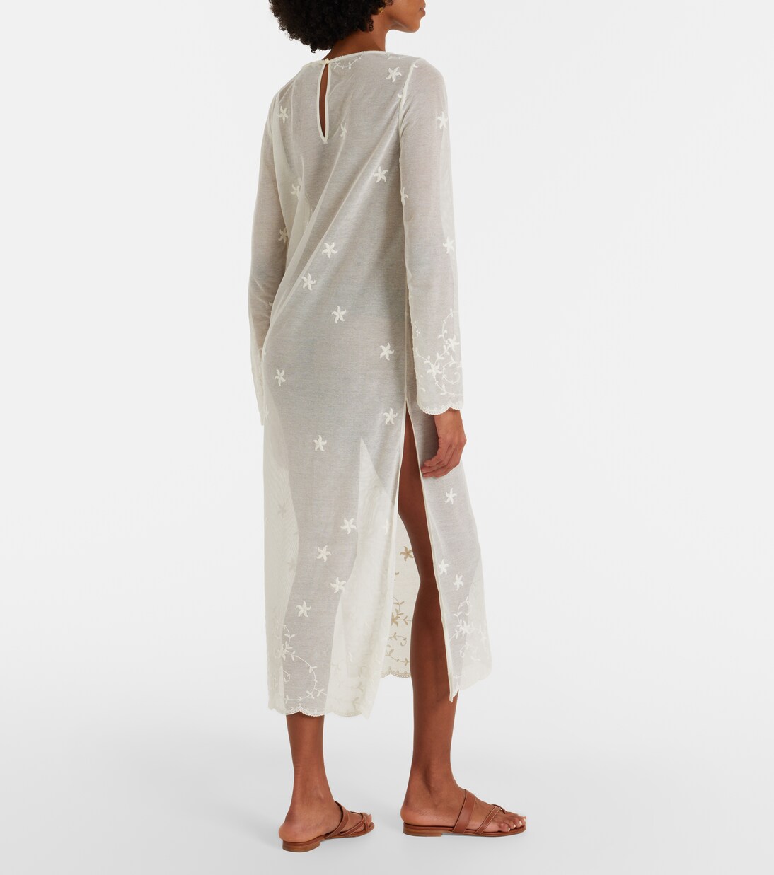 Bestickter Kaftan Cove aus Baumwolltüll | Posse