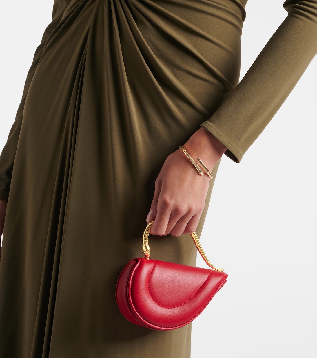 Bolso Serpenti Cuoricino Mini de piel | Bvlgari