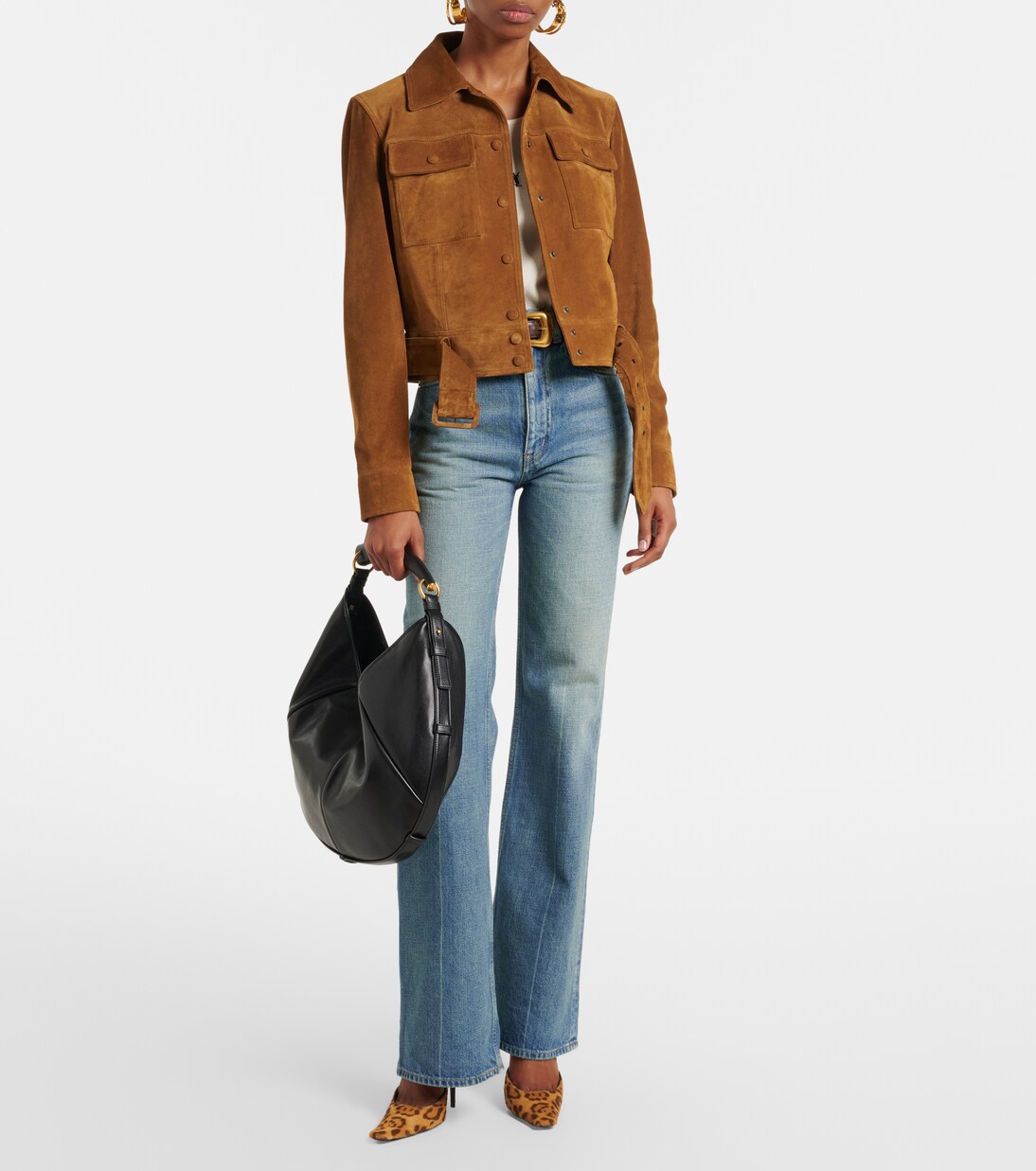 Bolso al hombro Mombasa Medium de piel | Saint Laurent