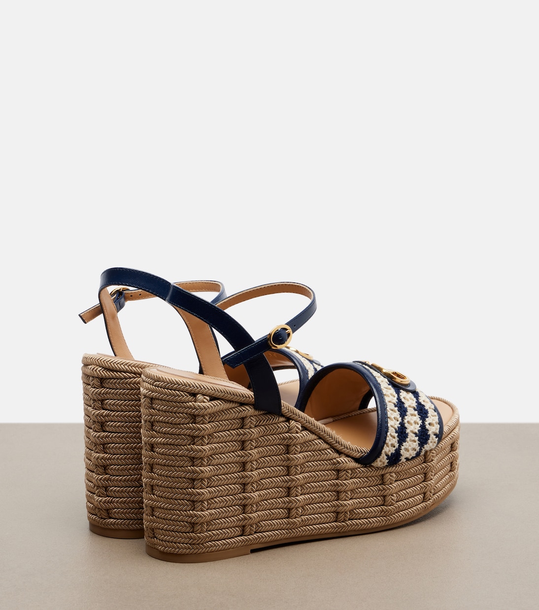 VLogo leather espadrilles | Valentino Garavani