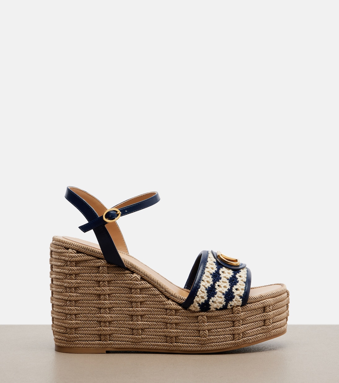 VLogo leather espadrilles | Valentino Garavani