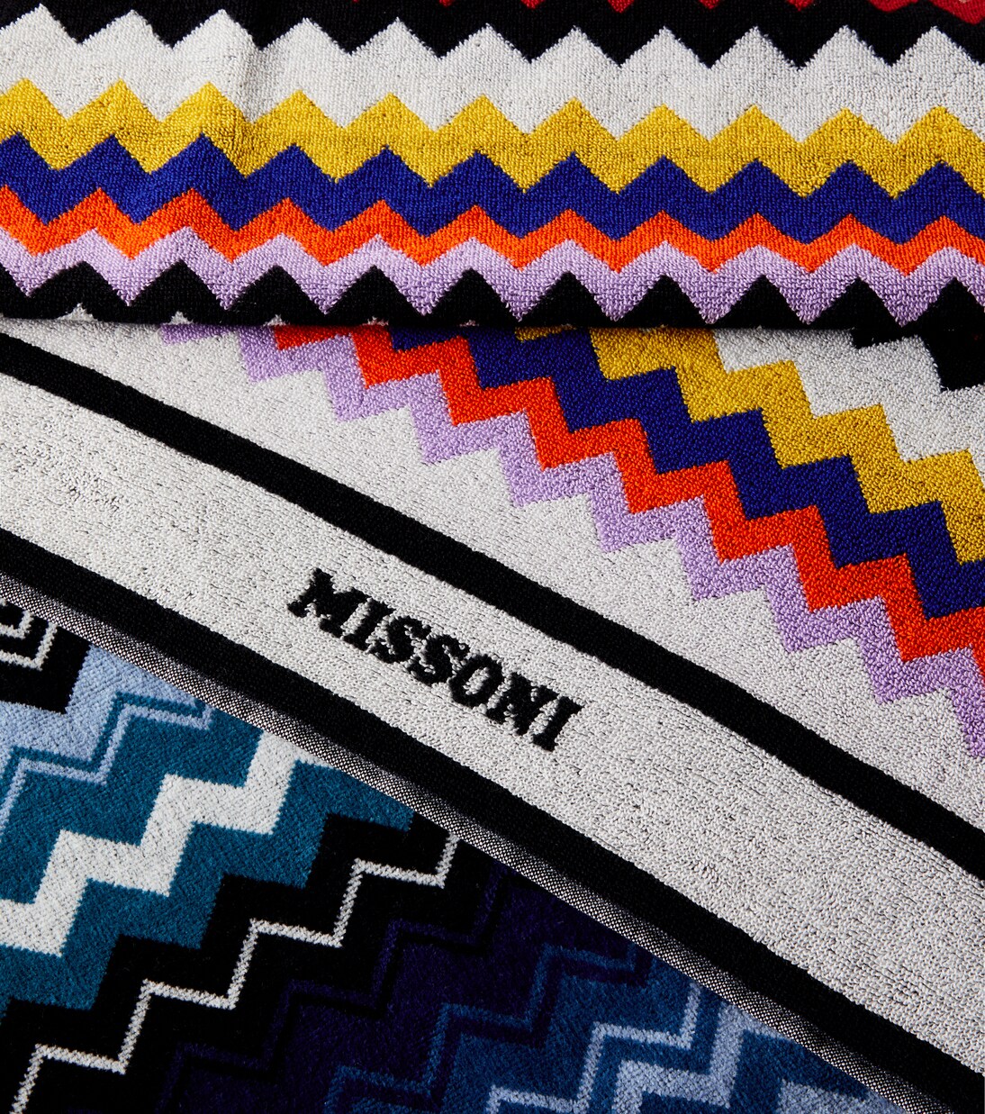 Best Zigzag cotton terry beach towel | Missoni