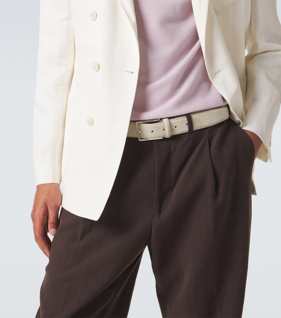 Suede belt | Canali