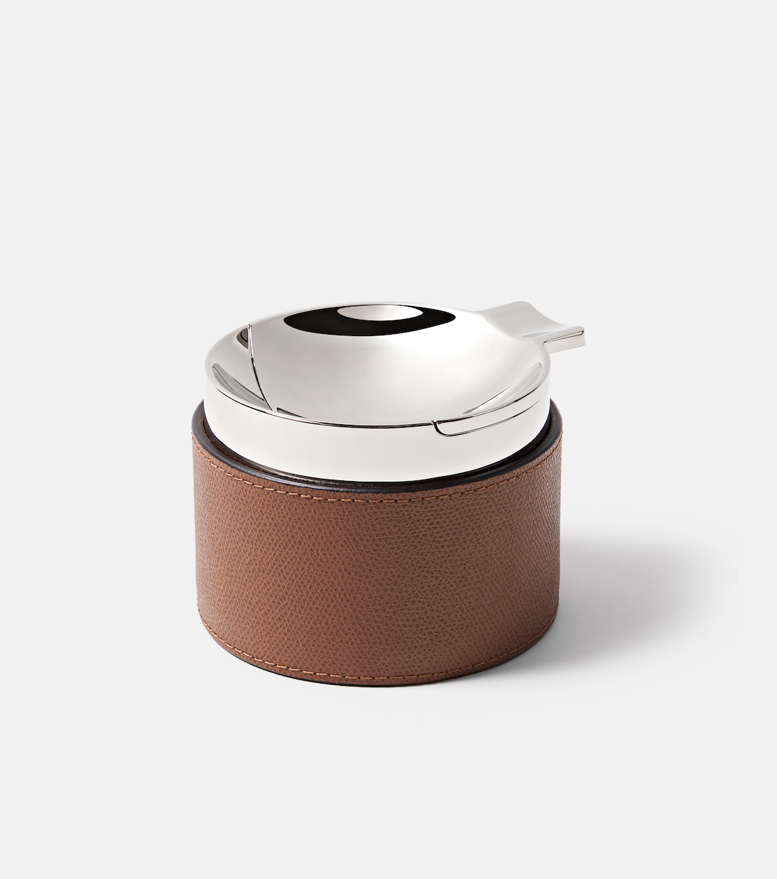 Colorado leather-trimmed ashtray | Giobagnara