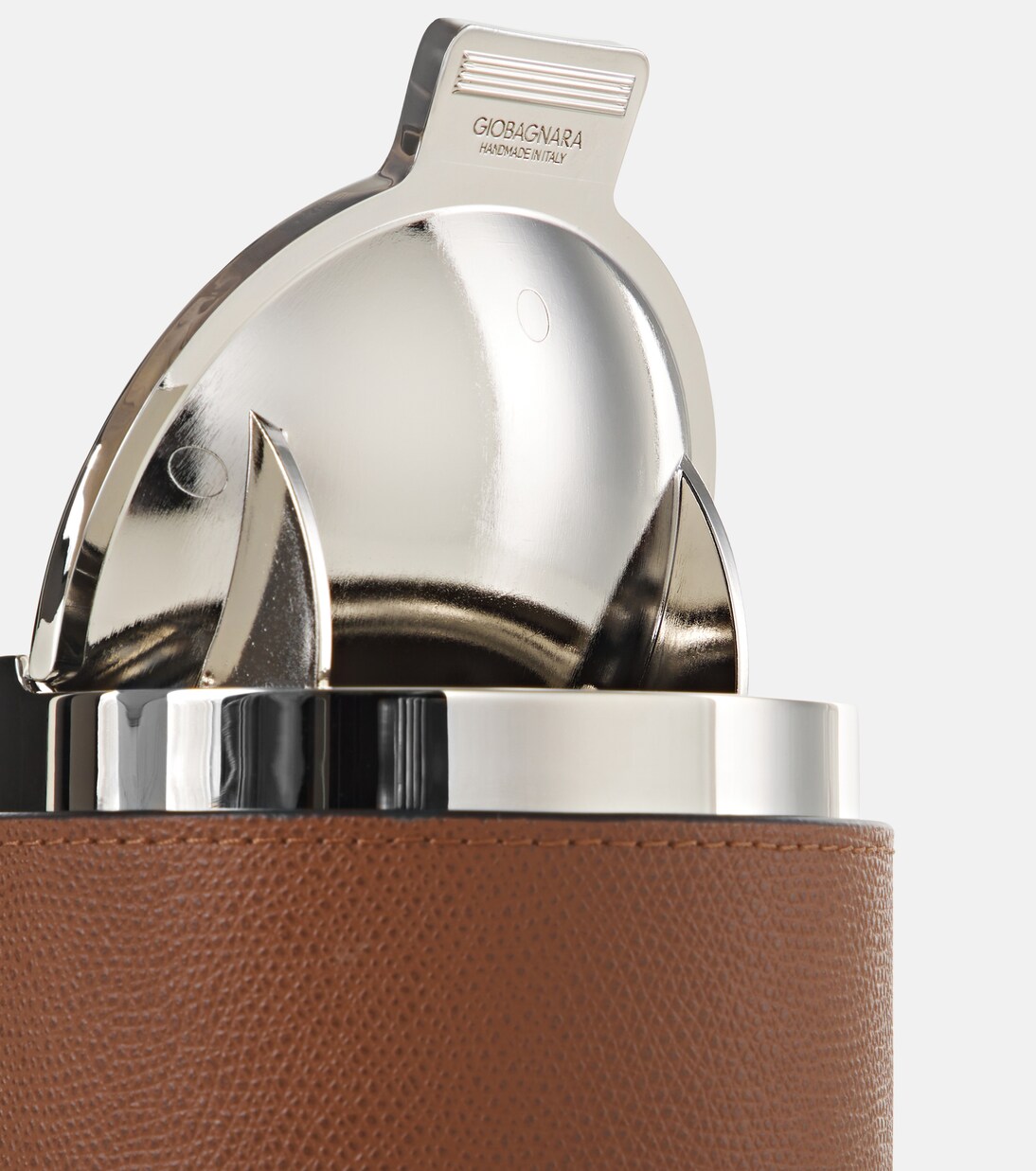 Colorado leather-trimmed ashtray | Giobagnara