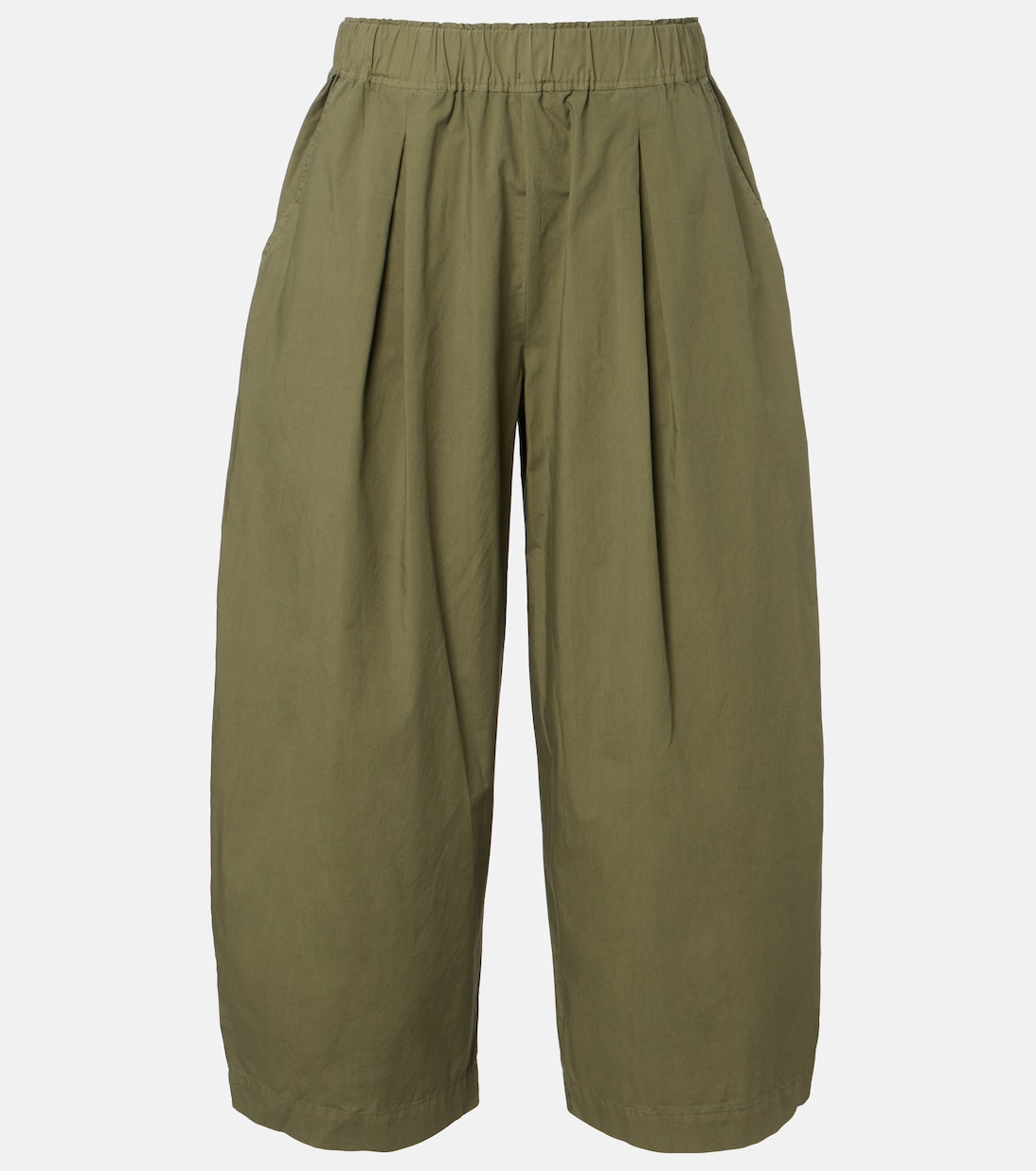 Weite Hose Sophia aus Baumwollpopeline | Velvet