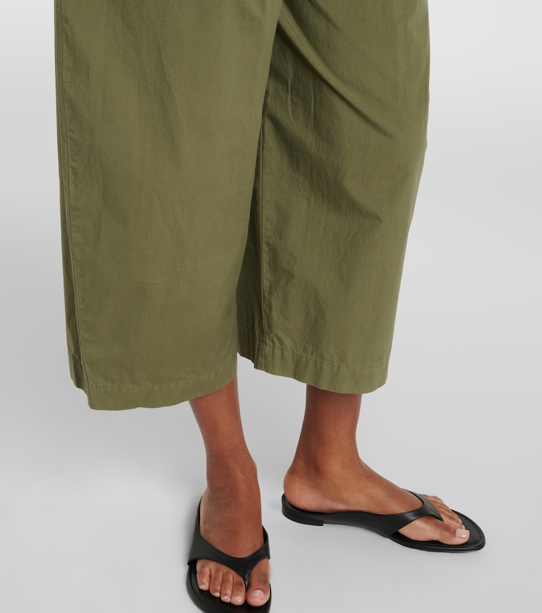 Weite Hose Sophia aus Baumwollpopeline | Velvet