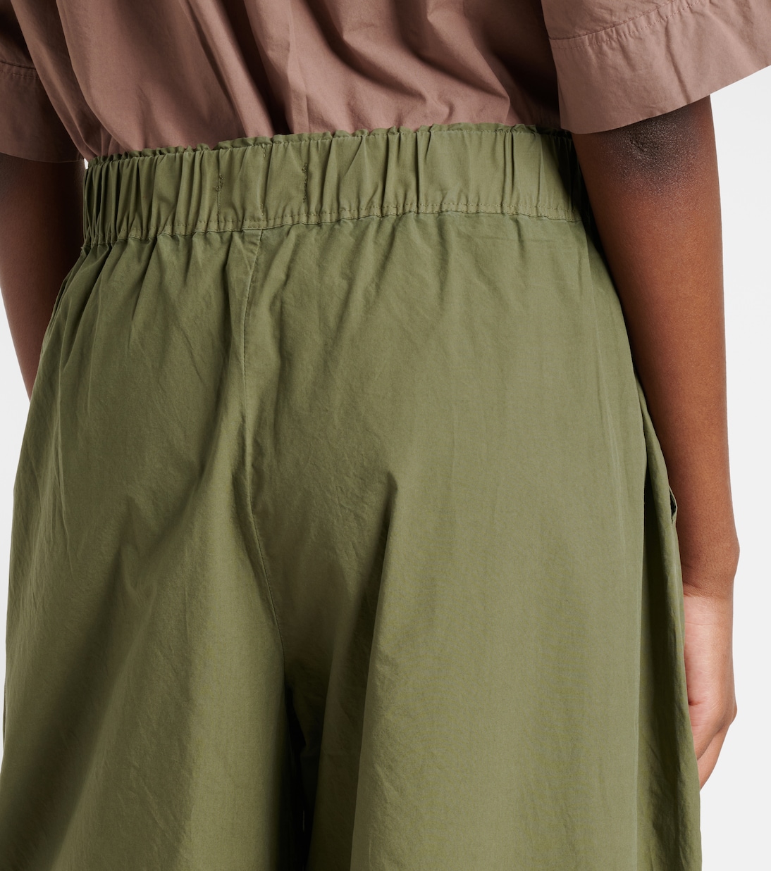 Weite Hose Sophia aus Baumwollpopeline | Velvet