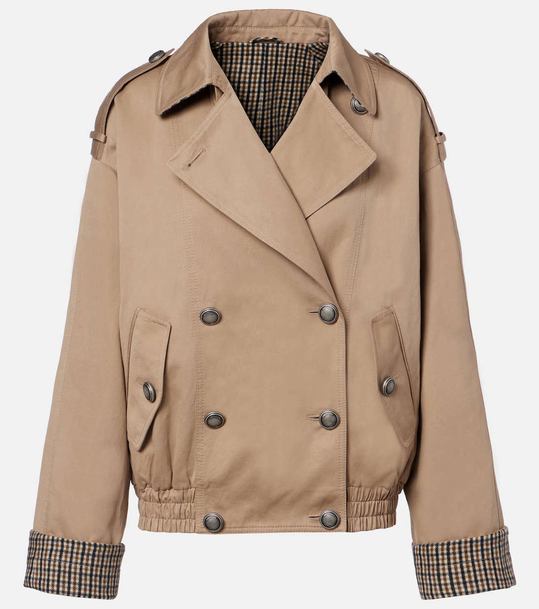 Cotton and linen jacket | Brunello Cucinelli
