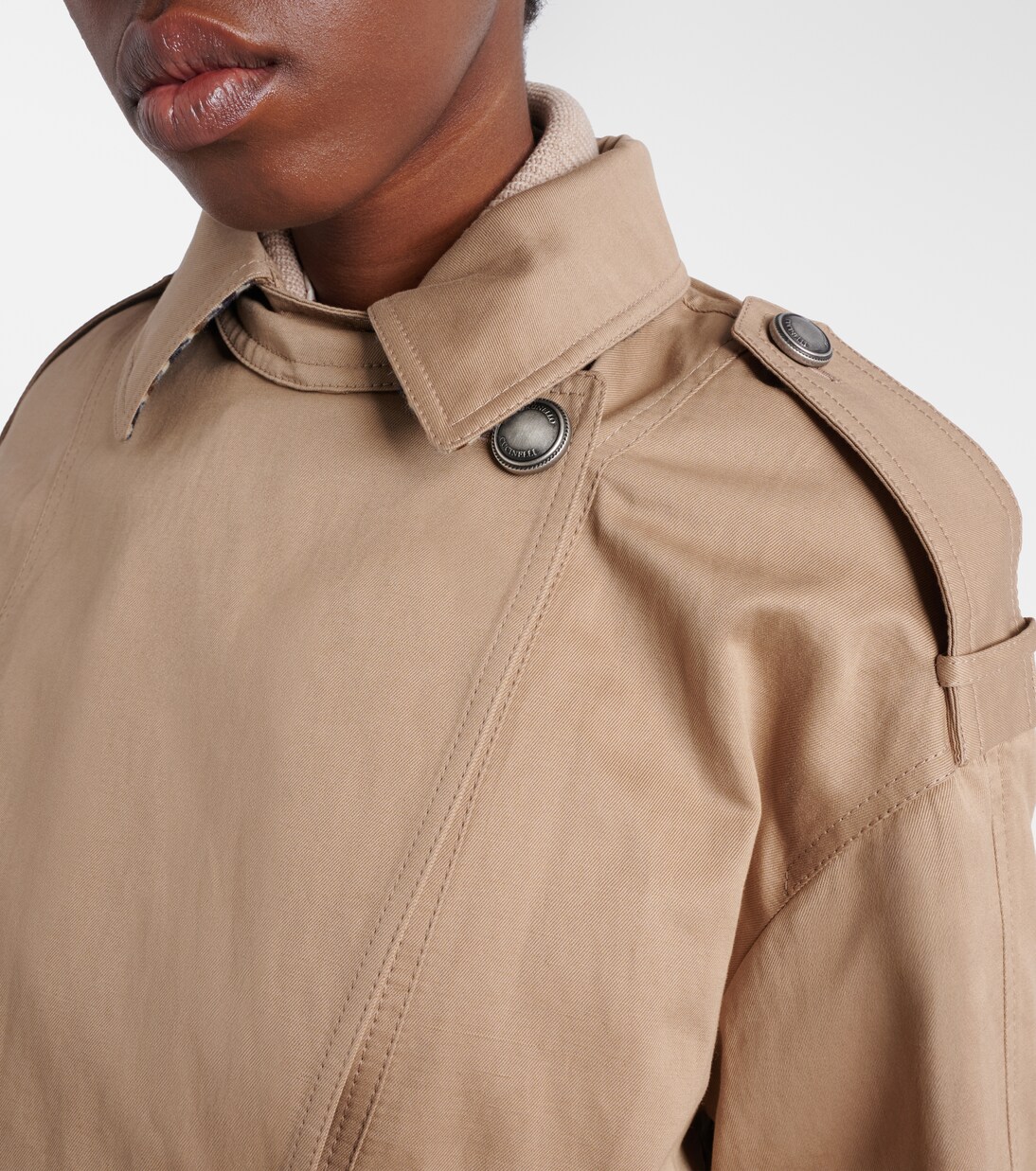 Cotton and linen jacket | Brunello Cucinelli