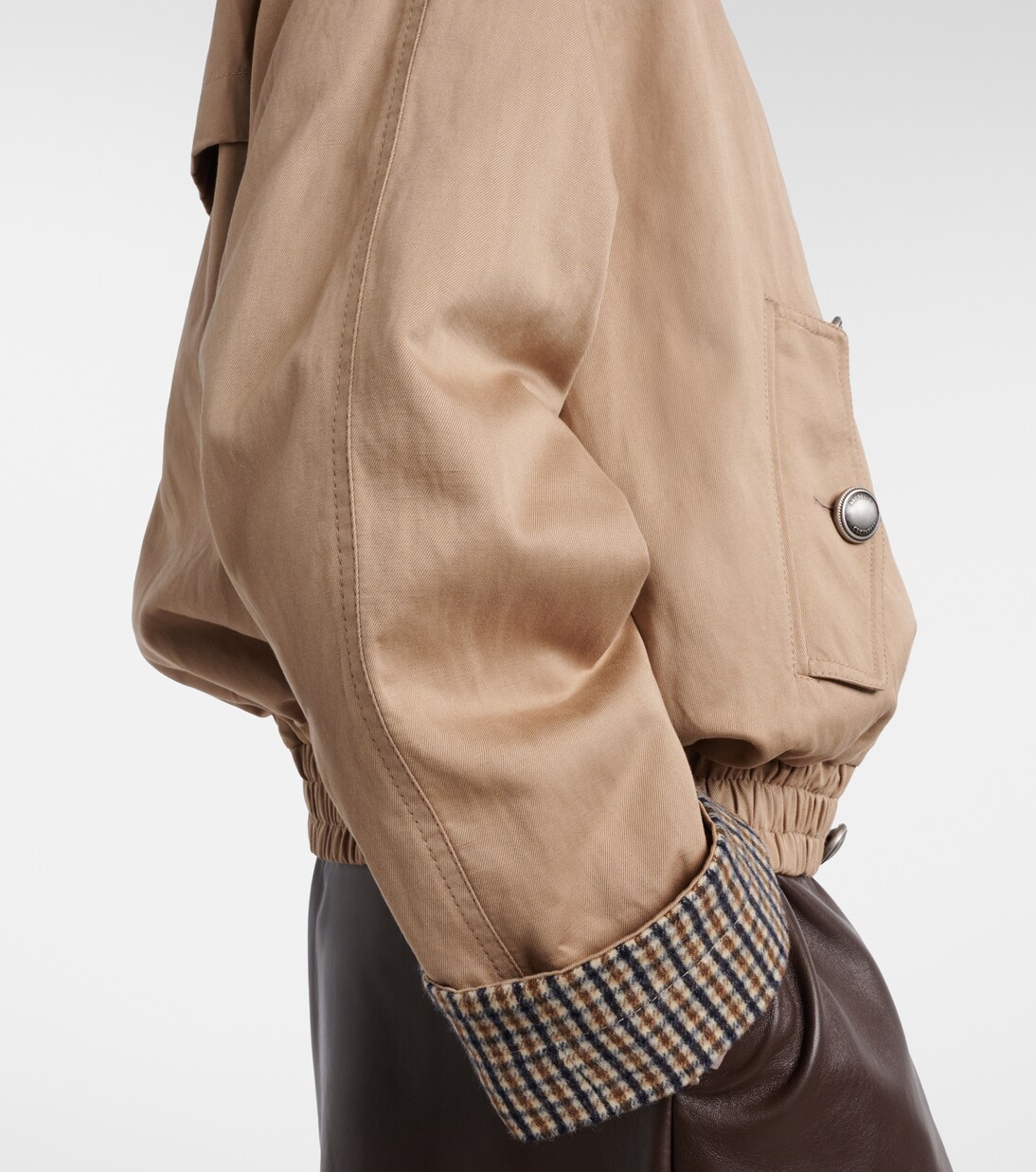 Cotton and linen jacket | Brunello Cucinelli