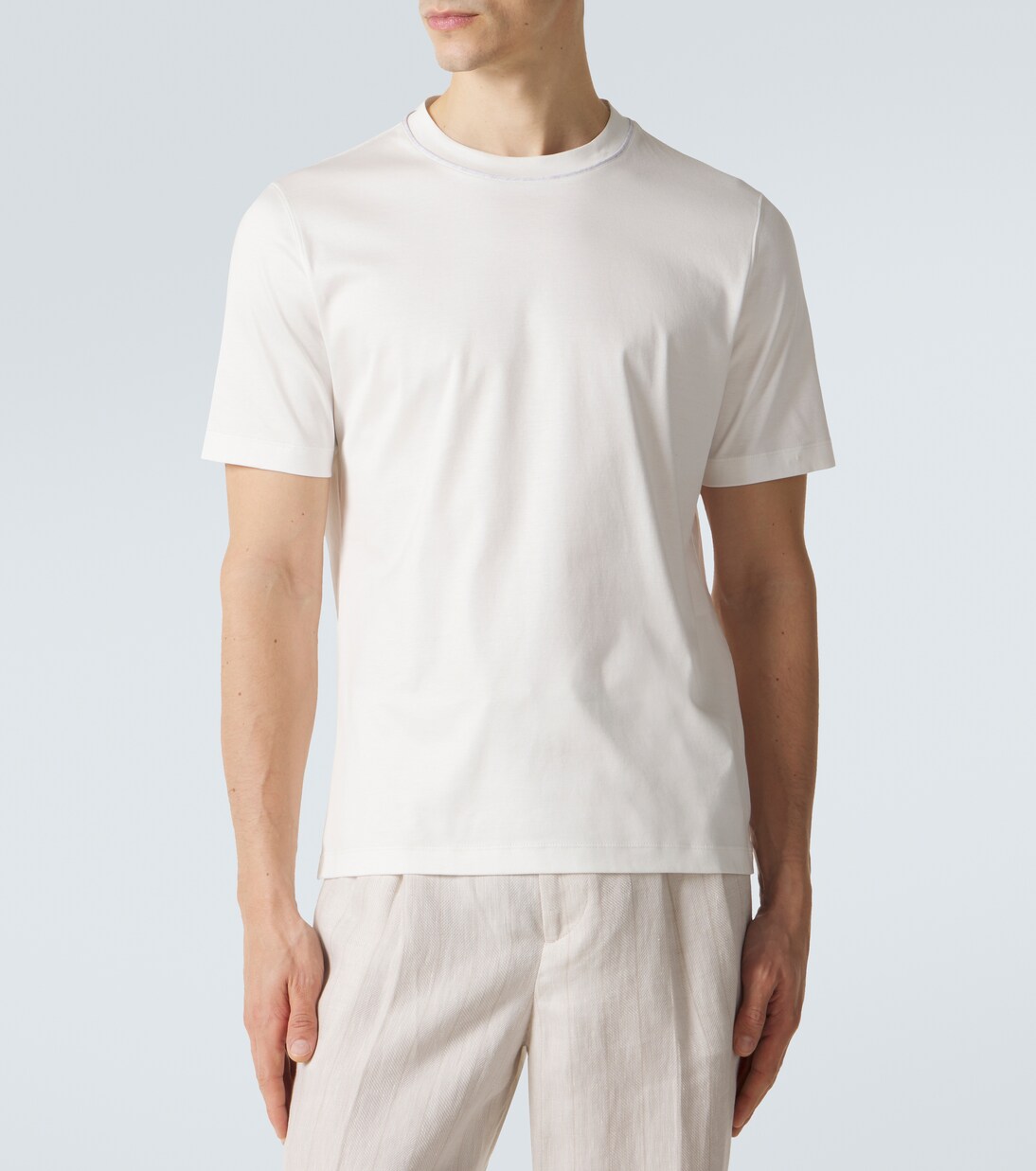 코튼 저지 티셔츠 | Brunello Cucinelli