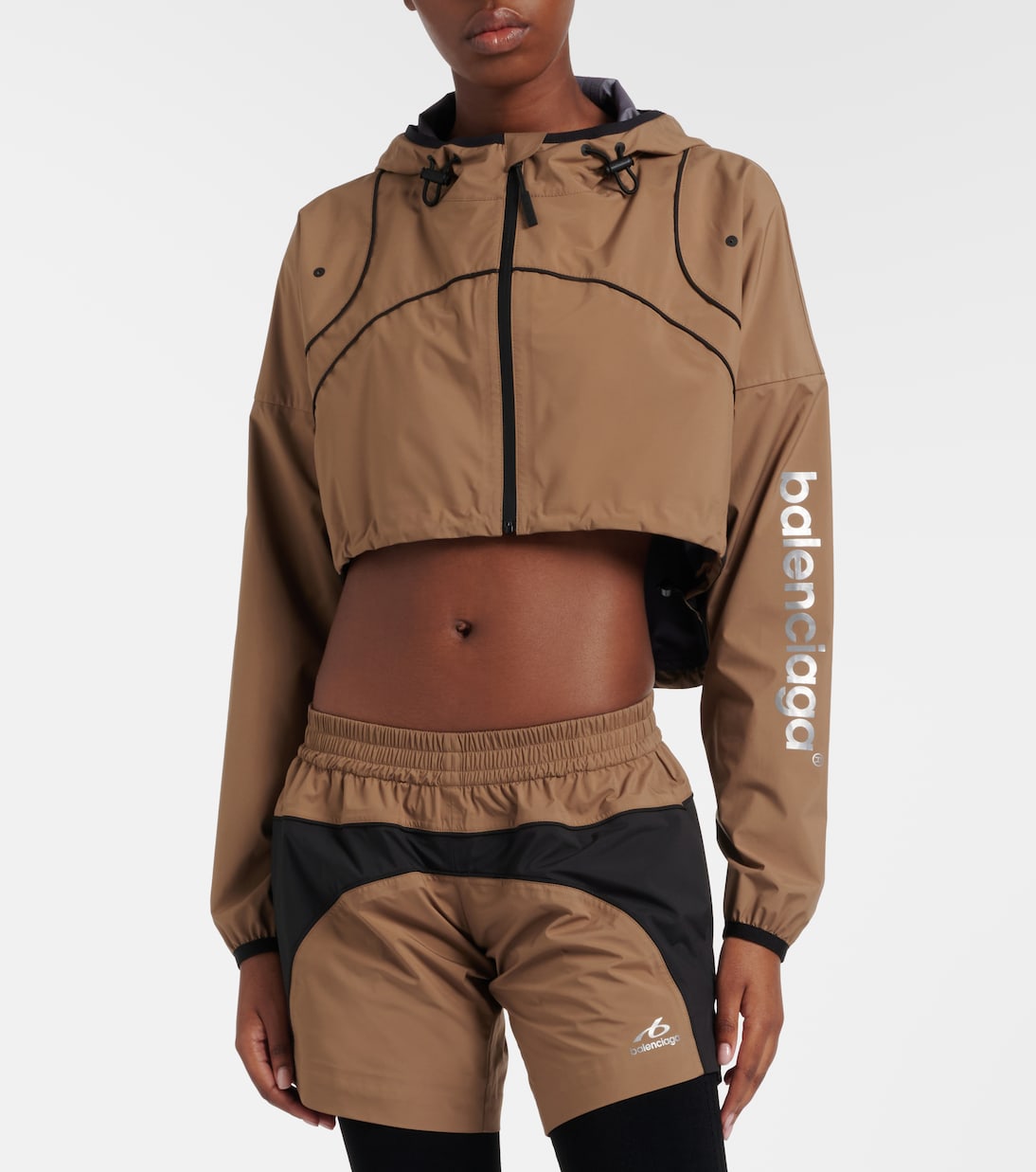 Cropped taffeta jacket | Balenciaga