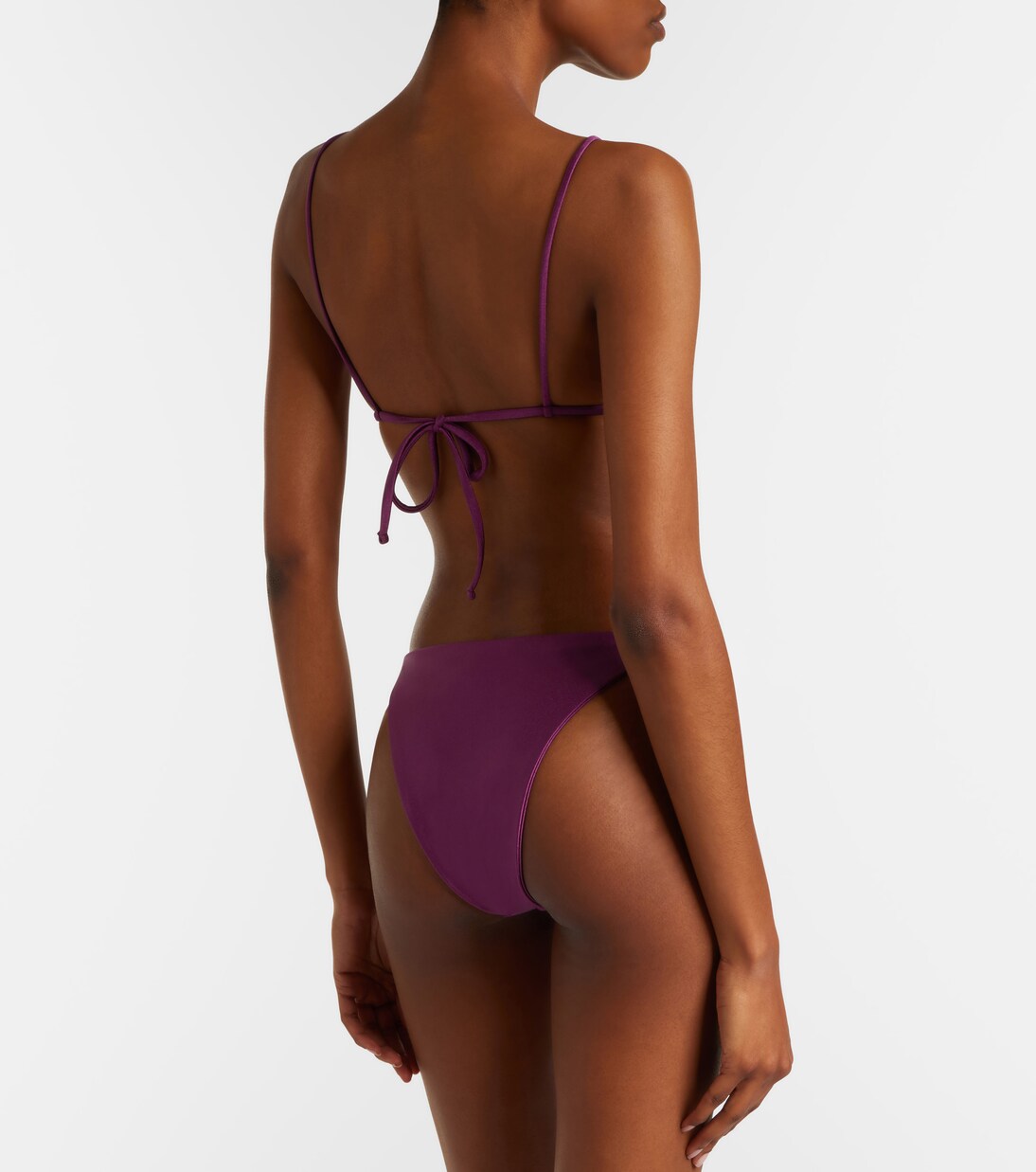 Via 메탈릭 이펙트 비키니 탑 | Jade Swim