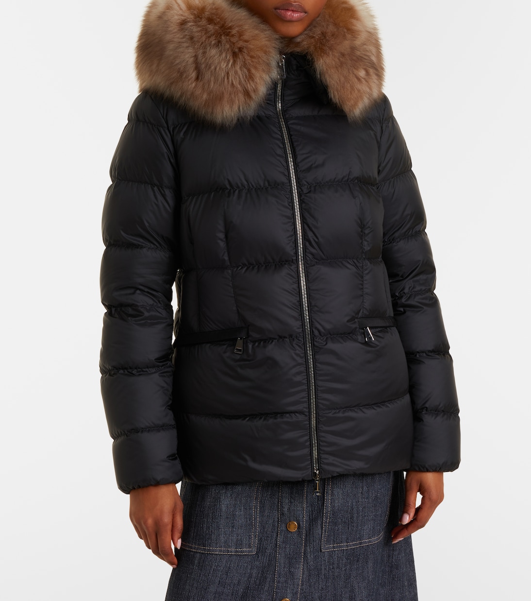 Daunenjacke Boed mit Shearling | Moncler