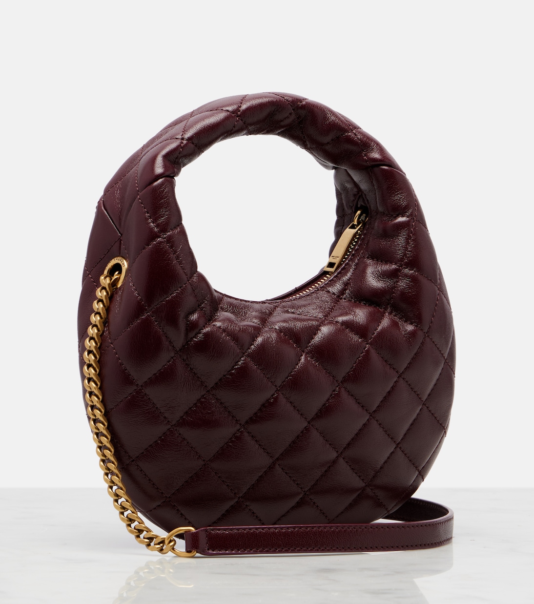 Icarino Mini leather top-handle bag | Saint Laurent