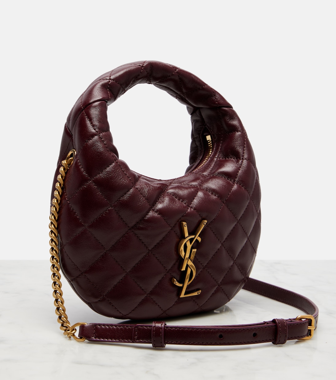 Icarino Mini leather top-handle bag | Saint Laurent