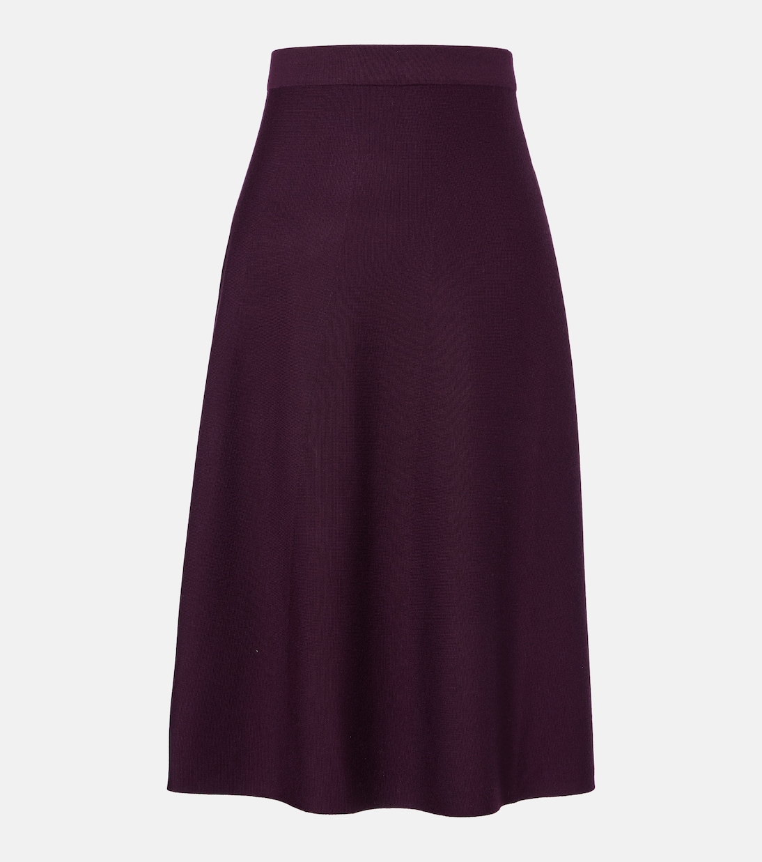 Virgin wool midi skirt | Jardin des Orangers