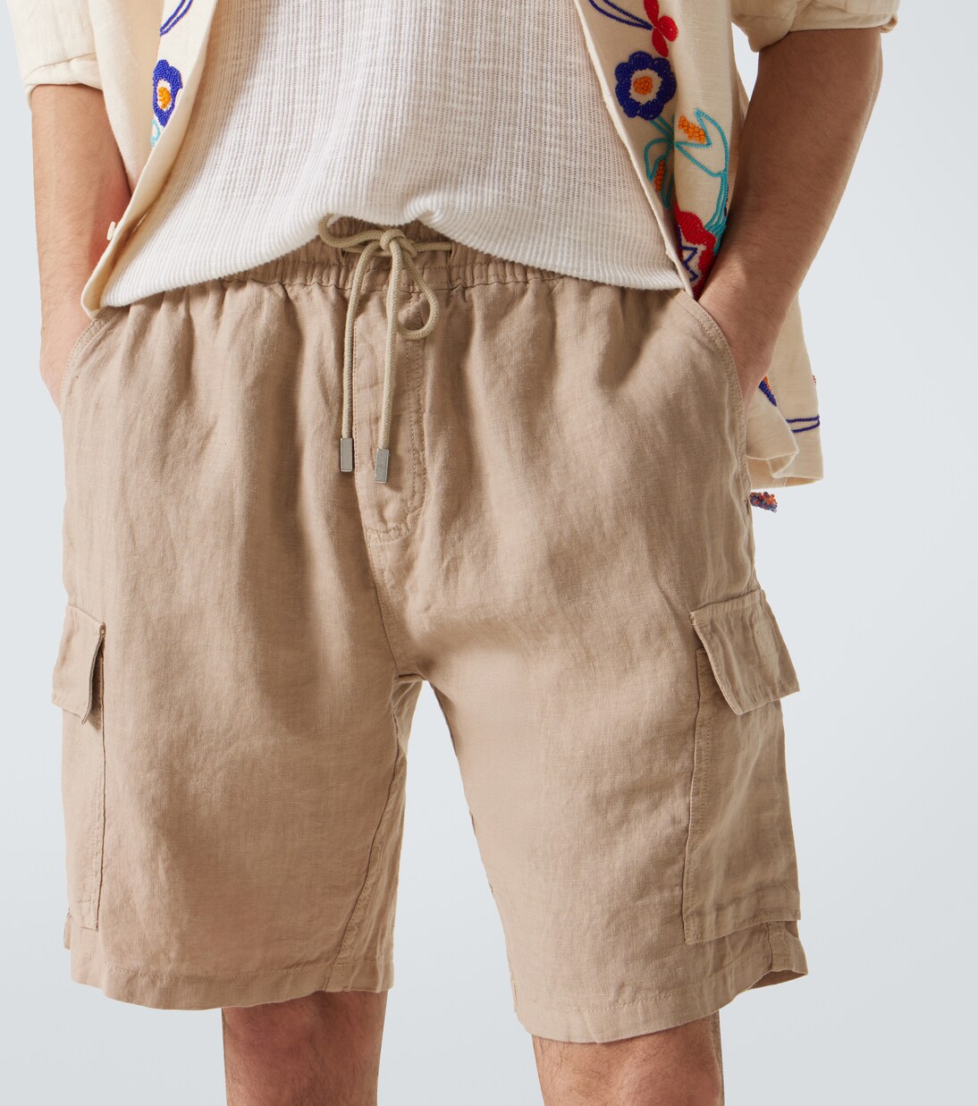 Baie cargo linen shorts | Vilebrequin