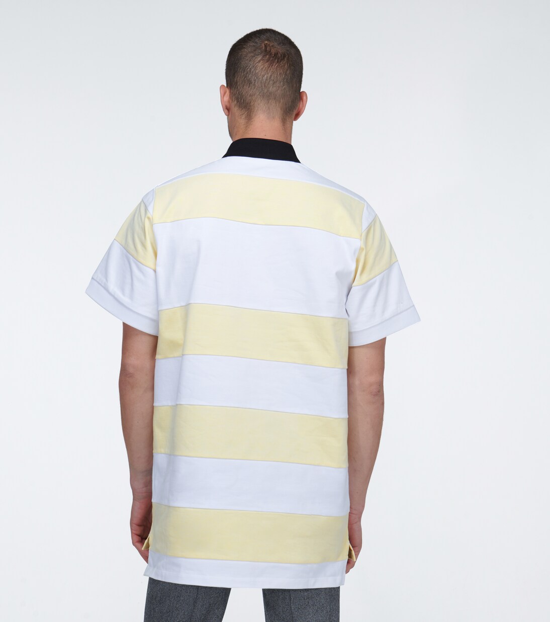 相机印花条纹Polo衫 | Prada