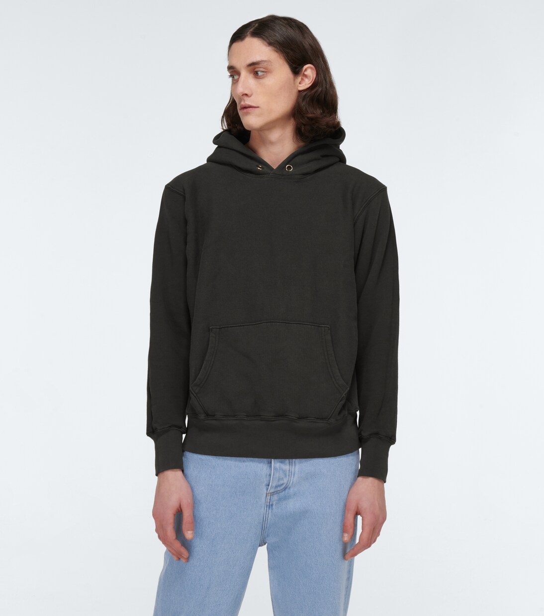 Cropped hooded sweatshirt | Les Tien