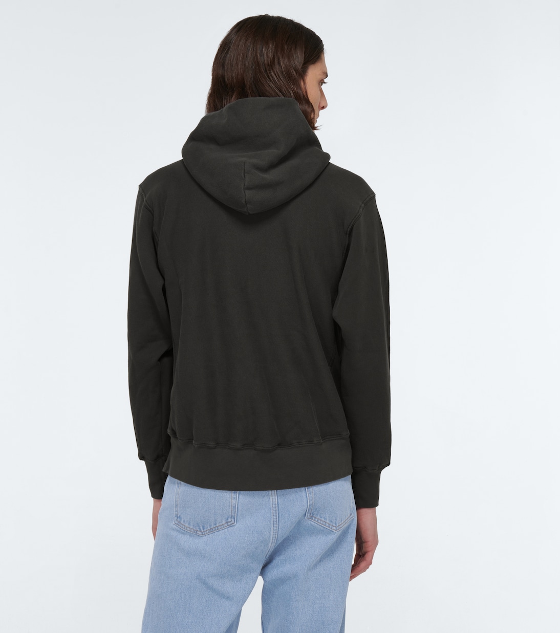 Cropped hooded sweatshirt | Les Tien