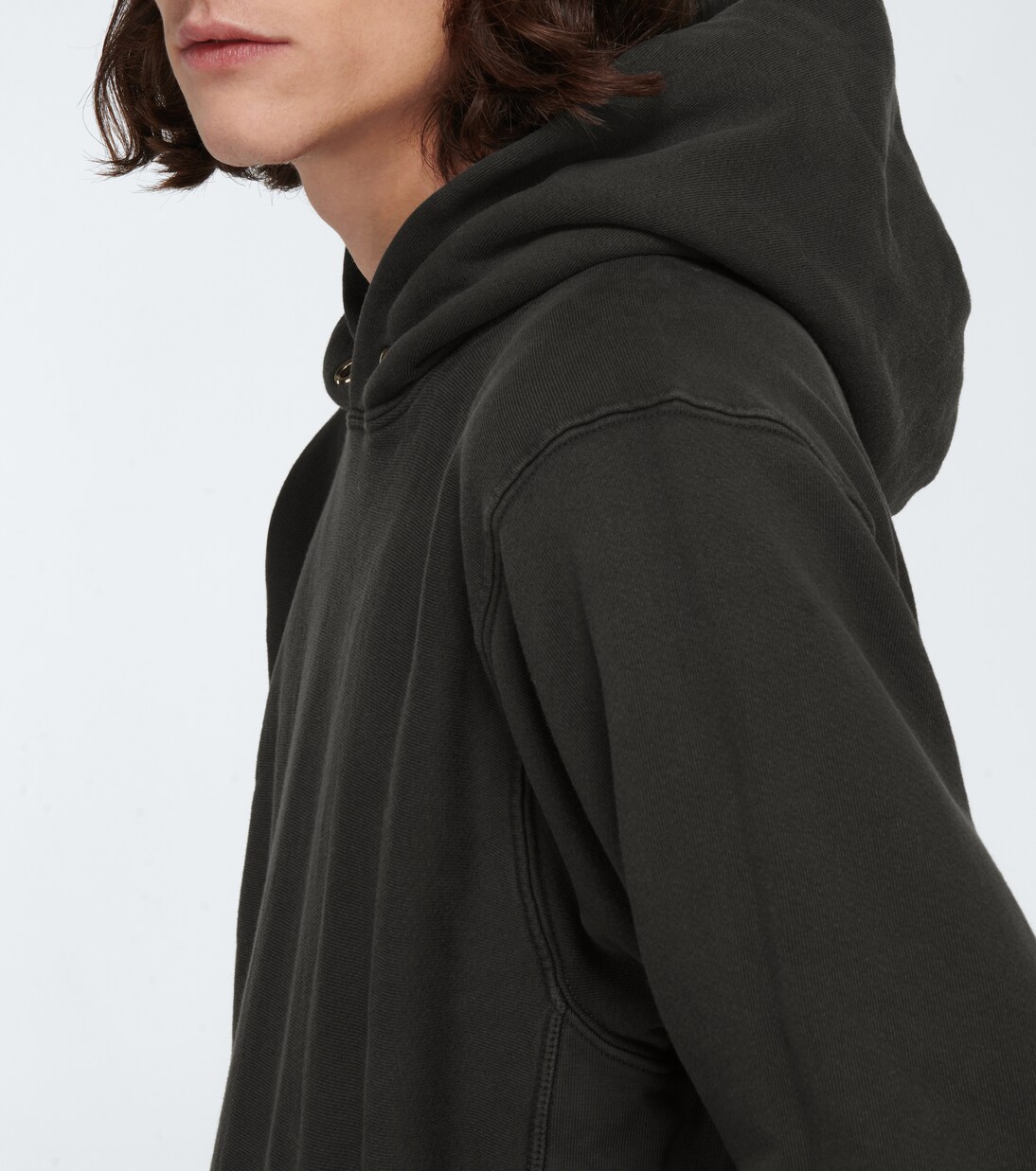 Cropped hooded sweatshirt | Les Tien