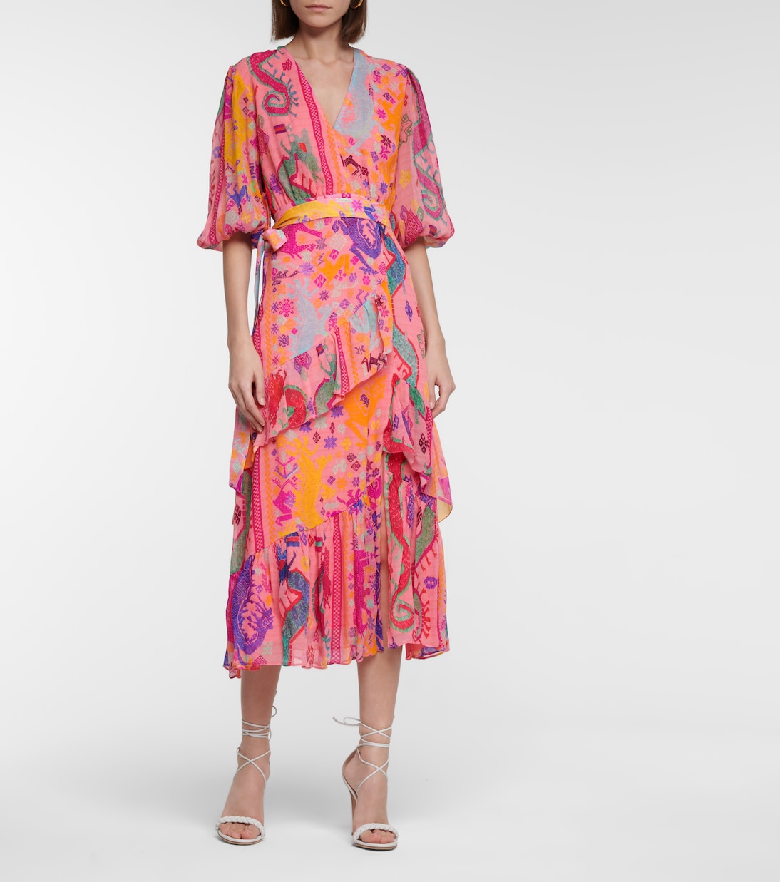 Bedrucktes Midikleid aus Seide | Etro