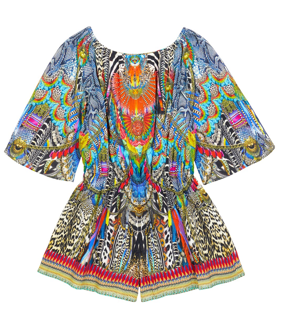 Combi-short imprimée en coton | Camilla Kids