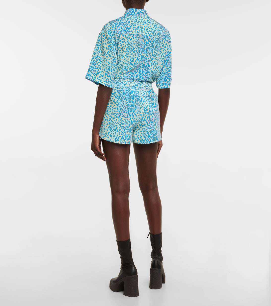 Bedruckte Shorts aus Seide | Stella McCartney