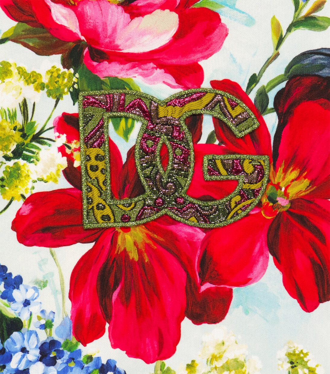 Sweat-shirt imprimé en coton à logo | Dolce&Gabbana Kids