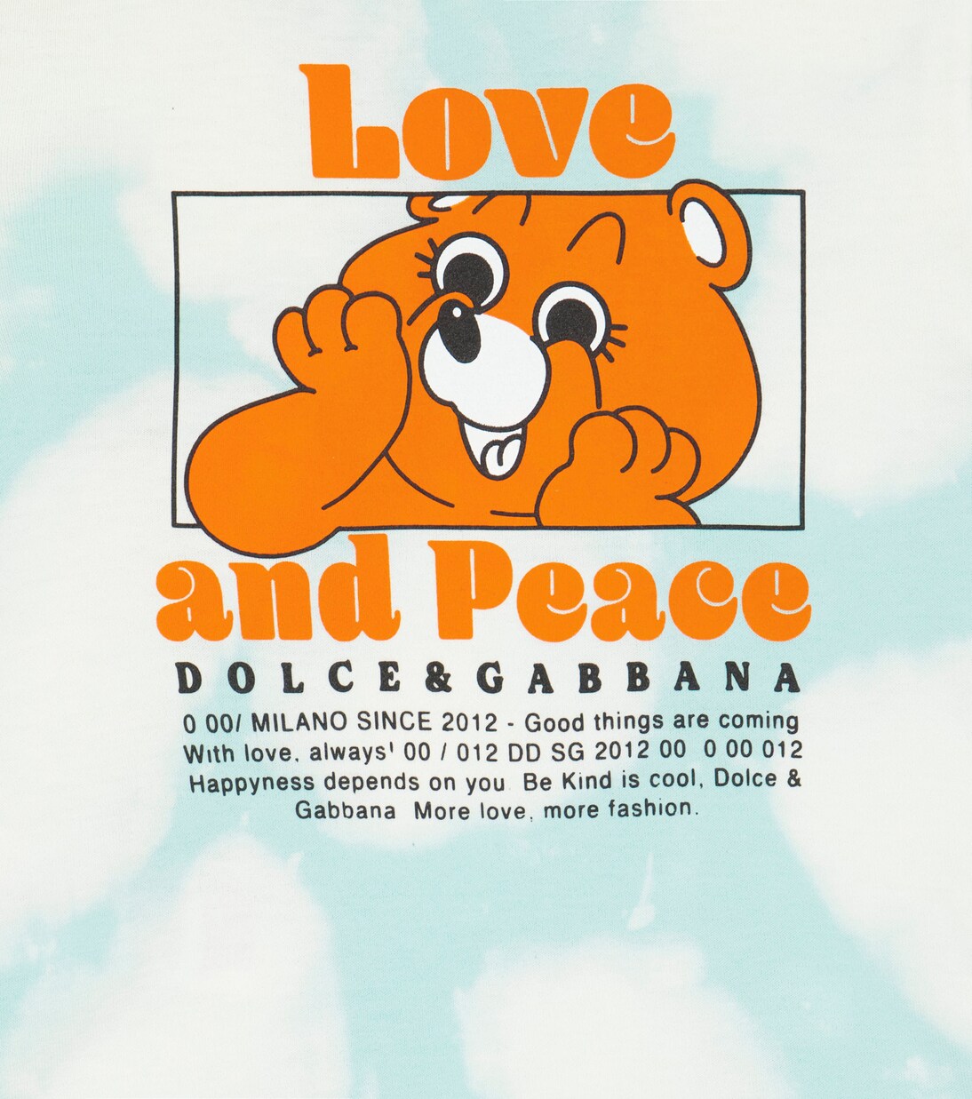 Bebé - camiseta de punto de algodón estampada | Dolce&Gabbana Kids