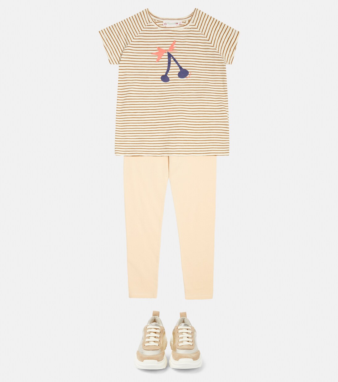 Asmae striped cotton jersey T-shirt | Bonpoint
