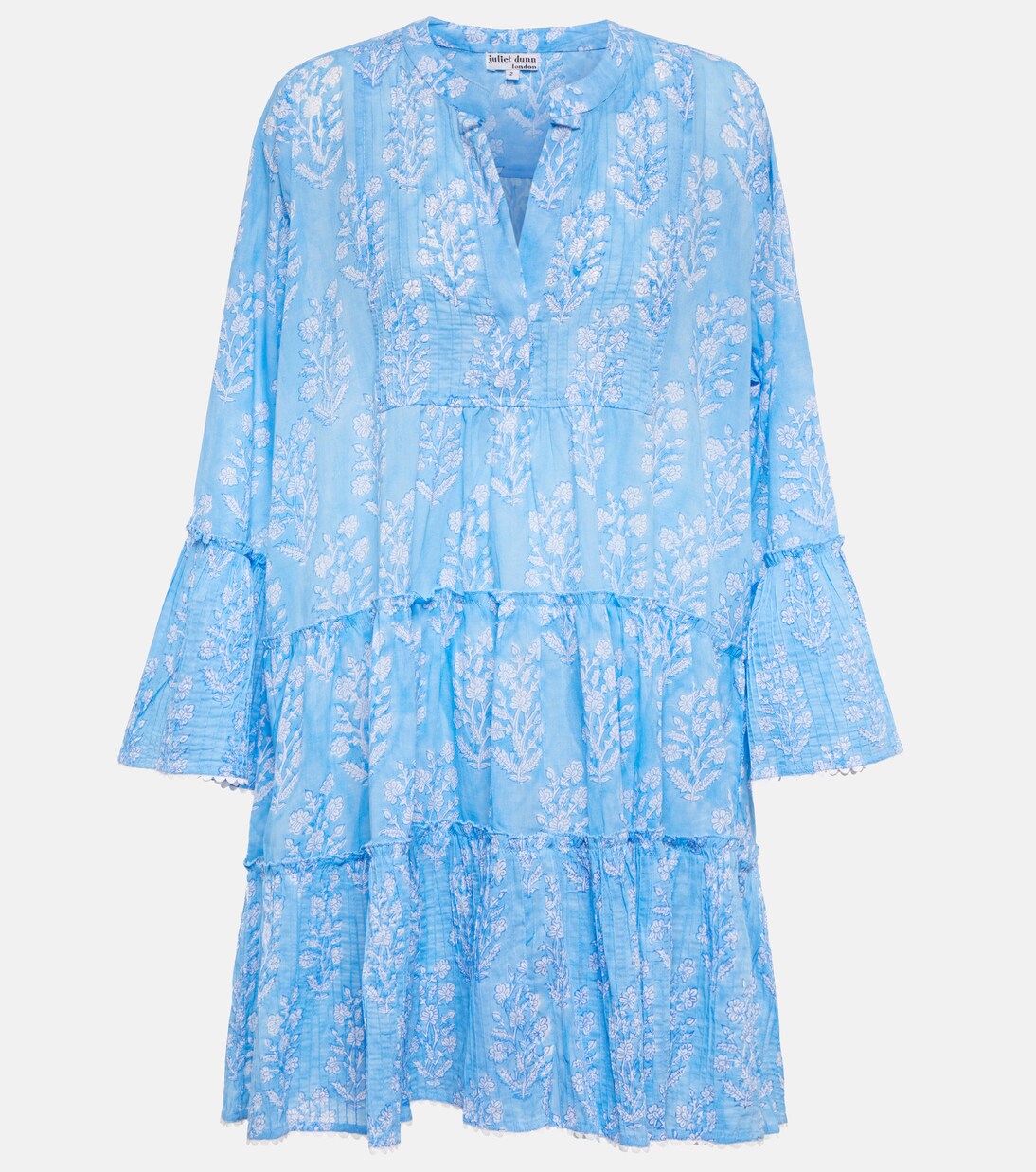 Floral cotton minidress | Juliet Dunn