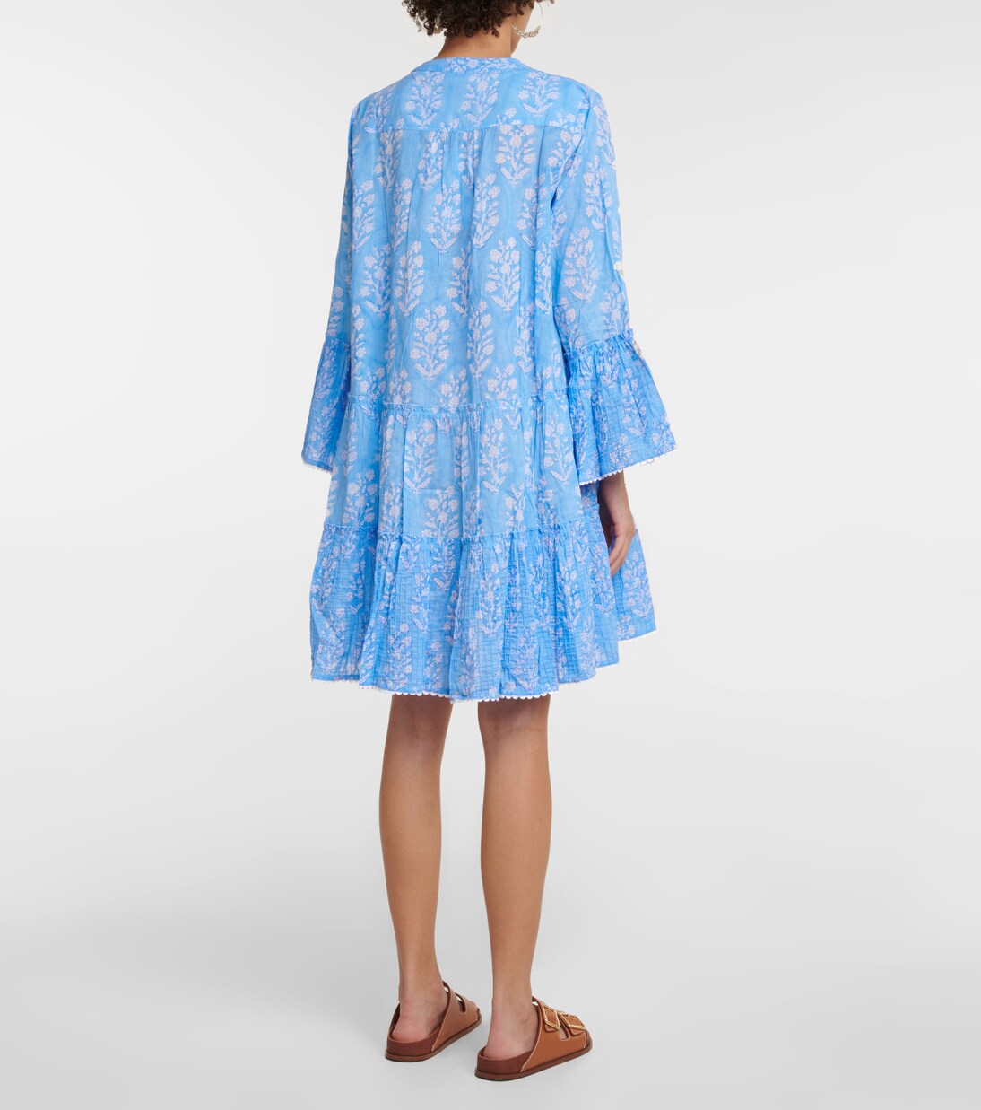 Floral cotton minidress | Juliet Dunn