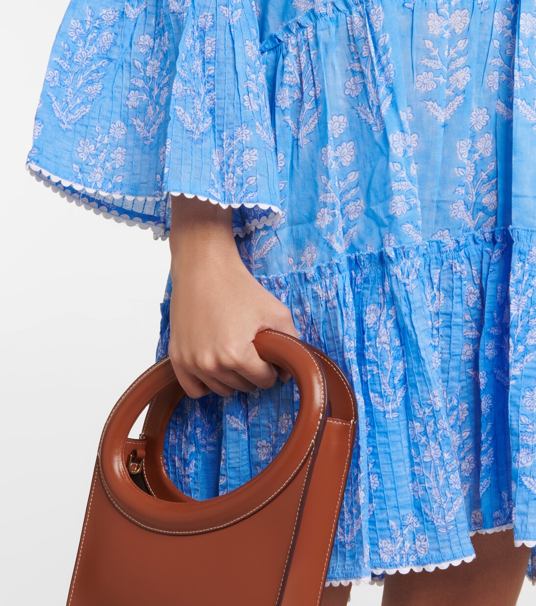 Floral cotton minidress | Juliet Dunn