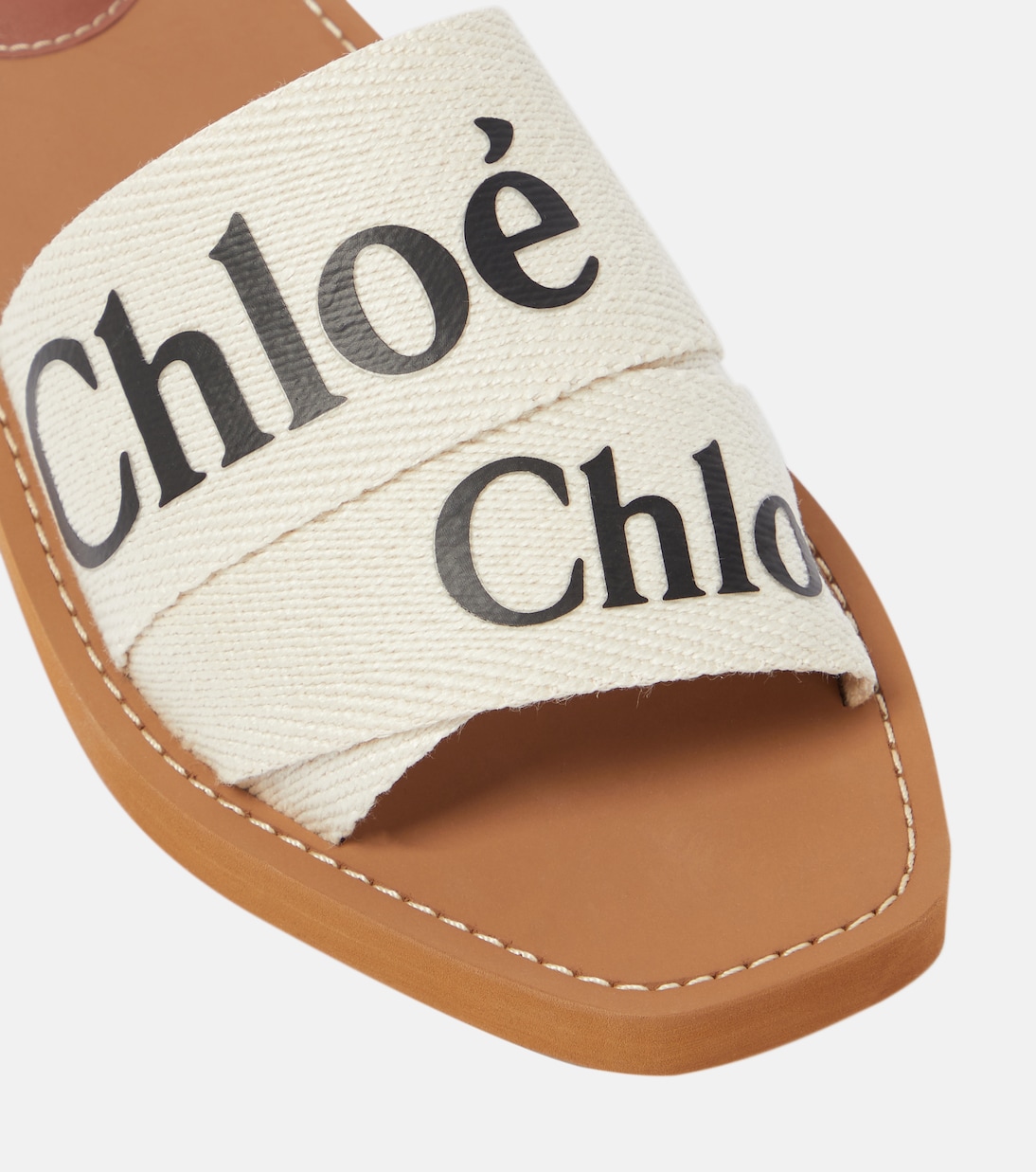 Woody canvas slides | Chloé