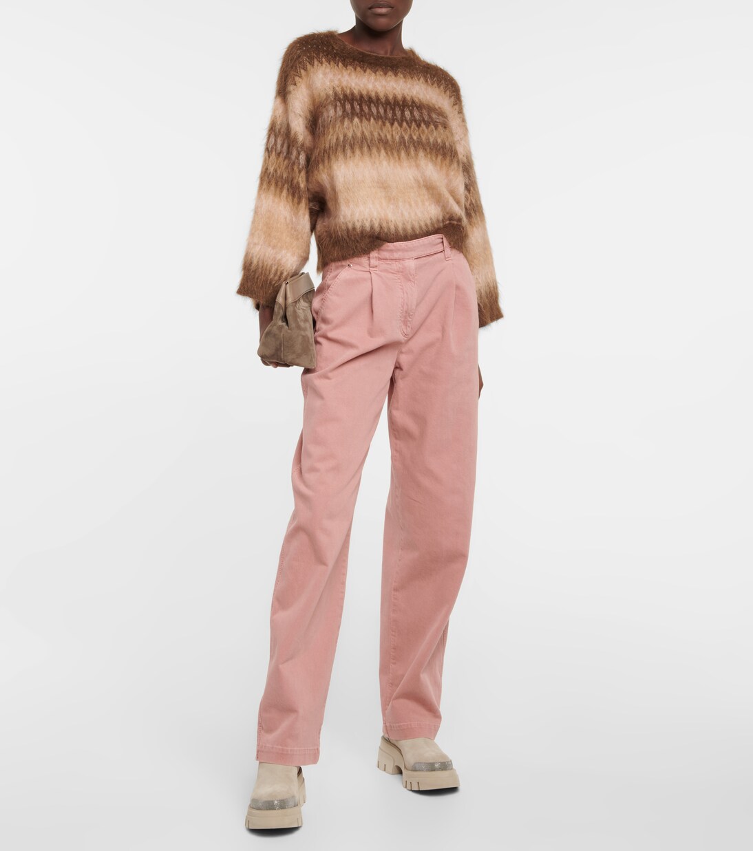 High-Rise Straight Jeans | Brunello Cucinelli