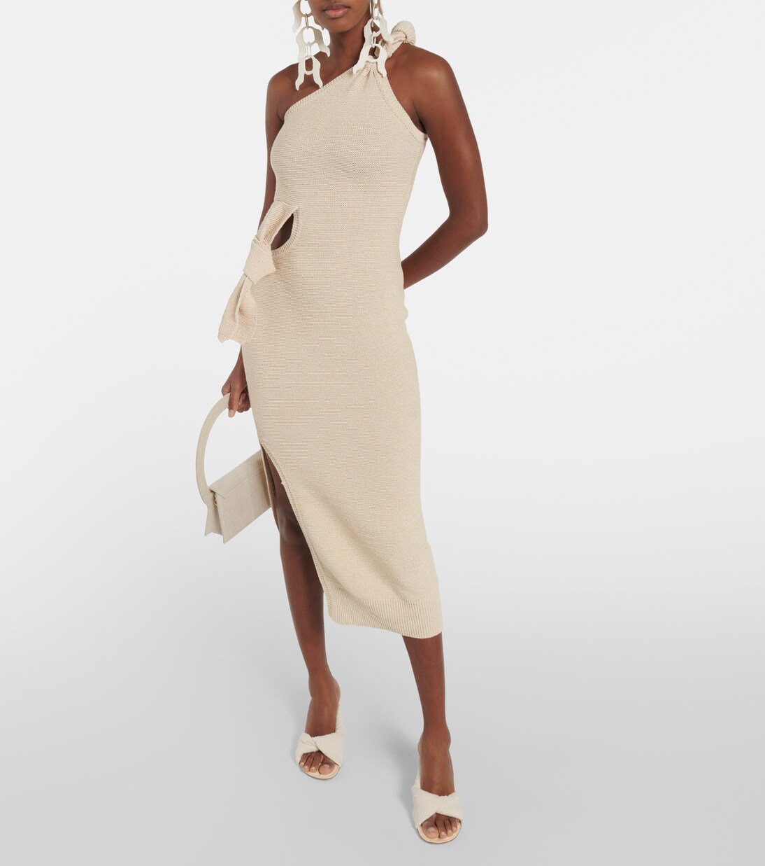 La Robe Maille Noeud midi dress | Jacquemus